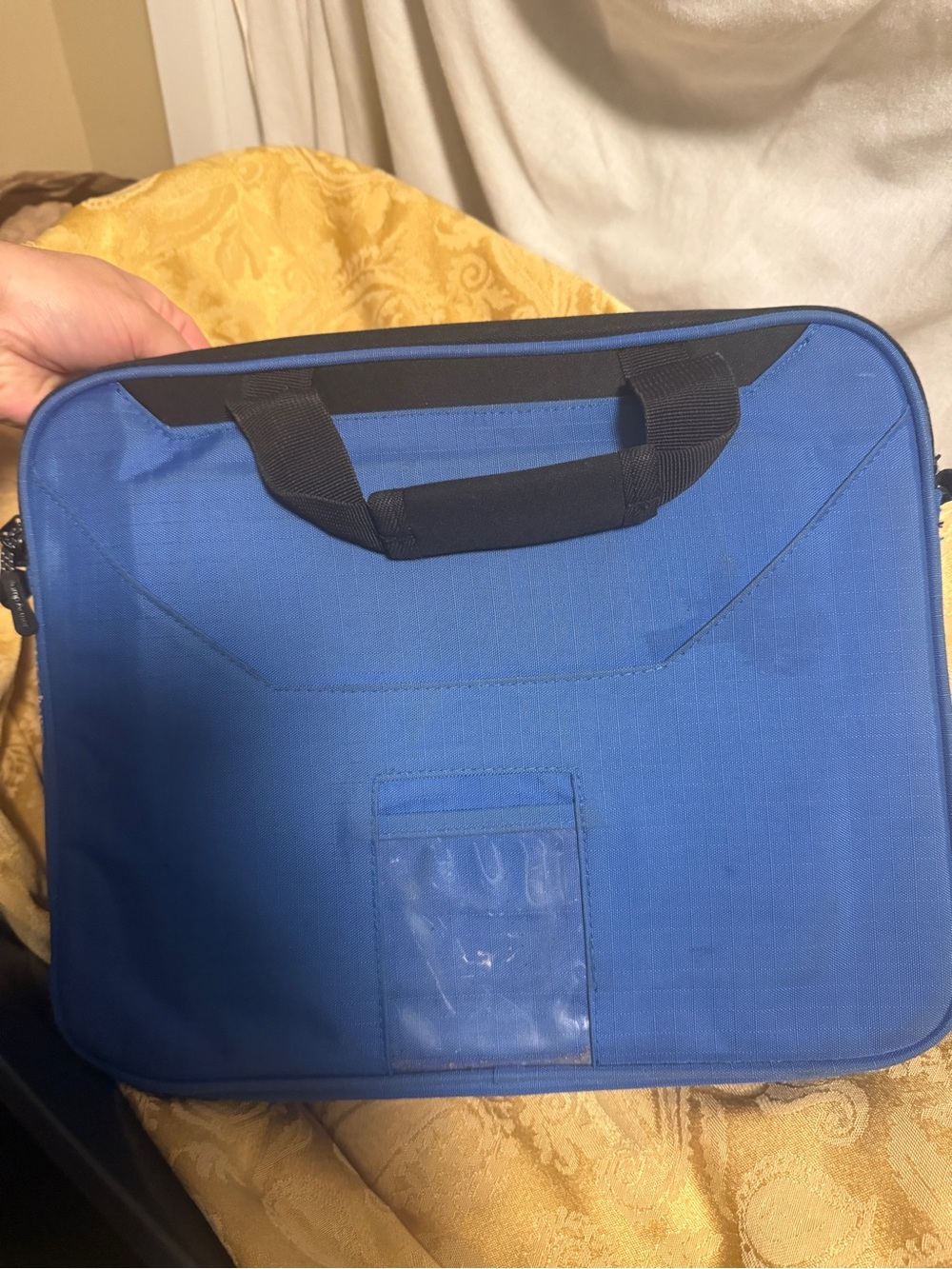 Blue Men's Laptop Briefcase team bcps - Picture 9 of 9